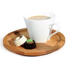 Groovy Nescafe Sunum Yuvarlak Takım, 17 cm
