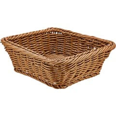 Groovy Plastik Kare Sepet, 19x19x7 cm