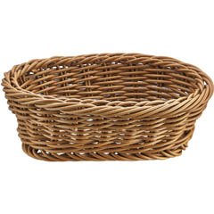 Groovy Plastik Mini Oval Sepet, 18x12x6 cm