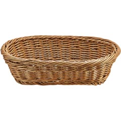 Groovy Plastik Oval Sepet, 24x16x7 cm