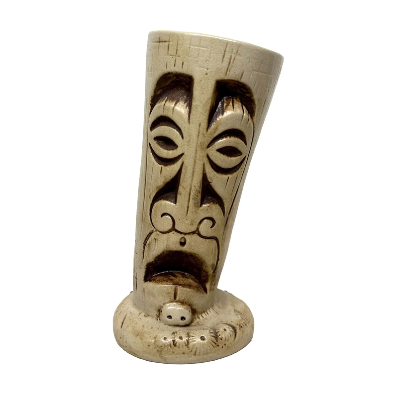 Groovy Seramik Tiki Kokteyl Bardak, 7,5x19 cm, 400 cc