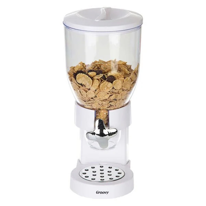 Groovy Tekli Corn Flakes Dispenser, 3,5 L, Beyaz