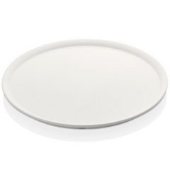 Happy Chef Mayamar Servis Tabağı, Beyaz 35 cm, Beyaz