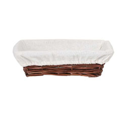 Epinox Hasır Bezli Dikdörtgen Sepet, 28 Cm, Esd-28R