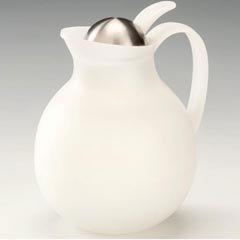 Zicco İçi Camlı Termos, 1 l, Beyaz