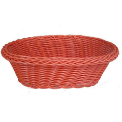 Epinox İnce Oval Sepet, 24x17x7Ü Cm, Kırmızı, İpls-24Ok