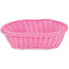Epinox İnce Oval Sepet, 24x17x7 Cm, Pembe, İpls-24Op