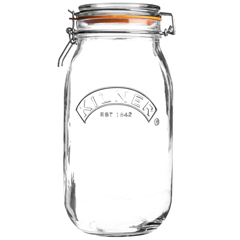 Kilner Klipsli Yuvarlak Kavanoz, 2 Lt