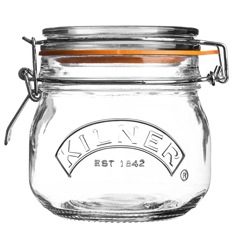 Kilner Klipsli Yuvarlak Kavanoz, 500 ml