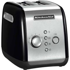 KitchenAid 2 Dilim Ekmek Kızartma Makinesi - 5KMT221, Siyah