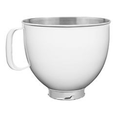 Kitchenaid 4,8 L Stand Mikser İçin Paslanmaz Çelik Kase, Beyaz - 5KSM5SSBWH