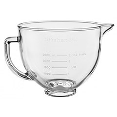 Kitchenaid 4,8 L Stand Mikser Modelleri Için Cam Kase - 5KSM5GB