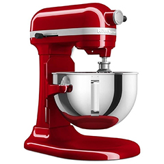 Kitchenaid 5KSM55SXXEER Heavy Duty Stand Mikser, 5,2 Litre, Empire Red