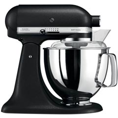 KitchenAid Artisan 4,8 L Stand Mikser Cast Iron Black- 5KSM175PSEBK