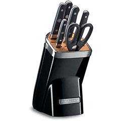 KitchenAid Bloklu Bıçak Seti Onyx Black- 7 Parça -OB - KKFMA07OB