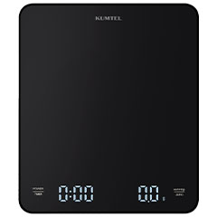 Kumtel HV60-02 Dijital Zamanlayıcılı Hassas Kahve Tartısı, 0,1 gr Hassasiyetli, Siyah