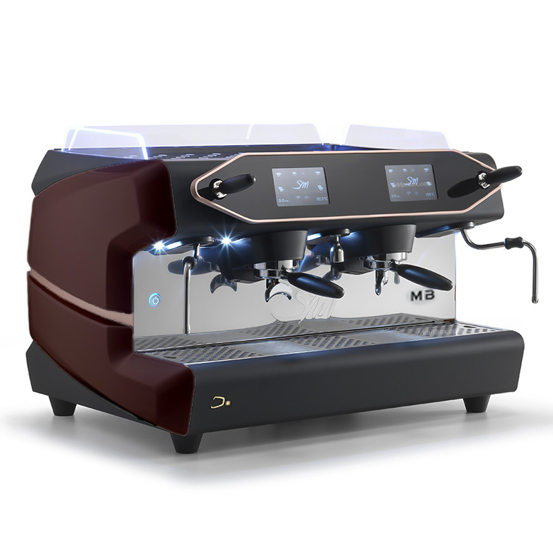 La San Marco D. Multiboiler 2 Gruplu Espresso Kahve Makinesi, Kahverengi