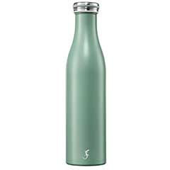 Lurch 240807 Paslanmaz Çelik Termos, Çift Cidarlı, Sızdırmaz, 750 ml, Adaçayı Yeşili