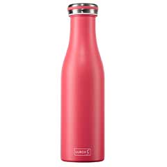 Lurch 240934 Paslanmaz Çelik Termos, Çift Cidarlı, Sızdırmaz, 500 ml, Mercan Pembe