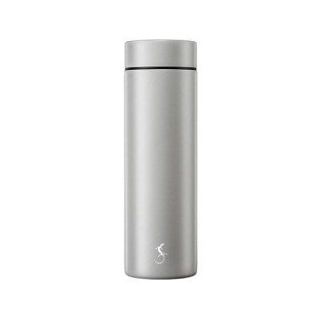 Lurch 270972 Paslanmaz Çelik Mini Termos, Çift Cidarlı, Sızdırmaz, 300 ml, Granit Gri