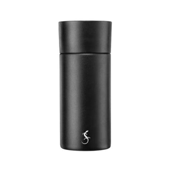 Lurch 270986 360° EDS Paslanmaz Çelik Termos, Çift Cidarlı, Sızdırmaz, 300 ml, Mat Siyah