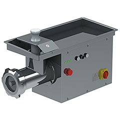 Mateka EPS 42T Yekpare Inox Kafalı Et Kıyma Makinesi, No.42, Trifaze 380V