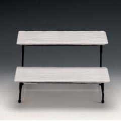 Zicco Melamin Teşhir Standı, Telli, 33x30x17 cm
