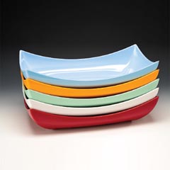 Zicco Melamin Teşhir Tabağı, 47,5x26x8 cm