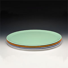 Zicco Melamin Teşhir Tabağı, Oval, 55,5x42x3 cm