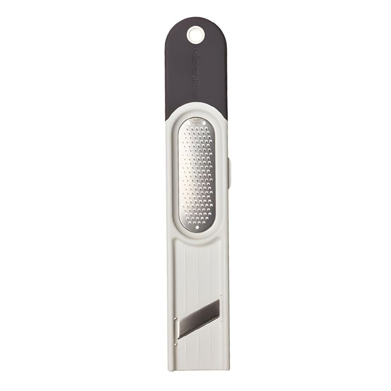 Microplane 3 in1 Zencefil Rende, Dilimleme, Soyma Gereci, Beyaz