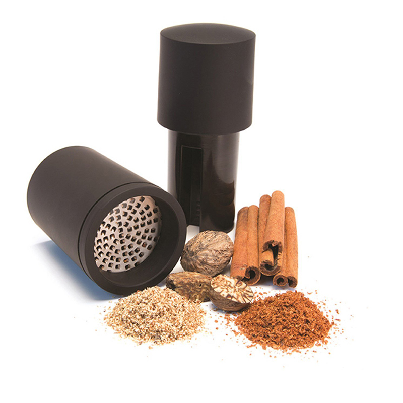 Microplane Baharat Değirmeni 2 in1, Siyah