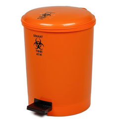 Bora Plastik Pedallı Tıbbi Atık Çöp Kovası, No: 2, 12 Lt, BO185