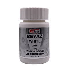 My Bake Beyaz, Jel Gıda Boyası, 100 gr