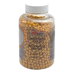 My Bake Boncuk Altın, 200 Gr 4 Mm