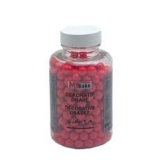 My Bake Boncuk Kırmızı, 200 Gr 8 Mm