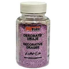 My Bake Mor Boncuk Şeker, 200 gr, 0 mm