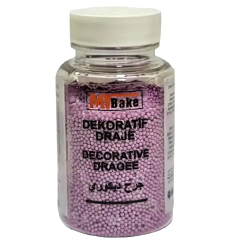 My Bake Mor Boncuk Şeker, 200 gr, 2 mm