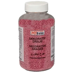 My Bake Pembe Boncuk Şeker, 200 gr, 0 mm