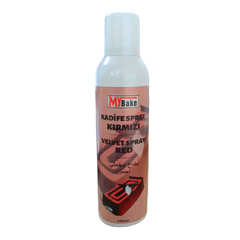 My Bake Velvet Kadife Sprey Gıda Boyası, Kırmızı, 250 ml