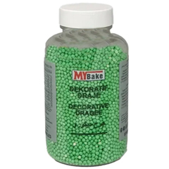 My Bake Yeşil Boncuk Şeker, 200 gr, 0 mm