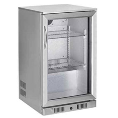 NDustrıo GDC-150-SS Bar Arkası Tek Kapılı Şişe Soğutucu, Inox, 60x52x90 cm