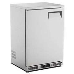 NDustrıo GDC-150-SS-SC Bar Arkası Tek Kapılı Şişe Soğutucu, Inox, 60x52x90 cm