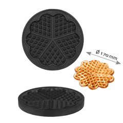 Omake WFL01 Waffle Çiçek Kalıp Takımı, Çapı 17 Cm