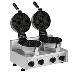 Omake WFL11 E22 Manuel Zamanlayıcılı Çiftli Waffle Makinesi, Yuvarlak Model, Kalıp Çapı 18 Cm, Elektrikli
