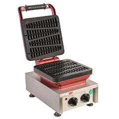 Omake WFL21 E12 Manuel Zamanlayıcılı Tekli Waffle Makinesi, Çubuk Model, Kalıp Çapı 6x21,5 Cm, Elektrikli