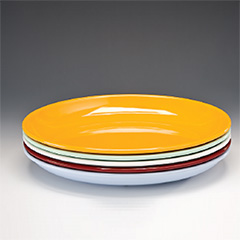 Zicco Oval Melamin Teşhir Tabağı, 40,5x29,5x5 cm
