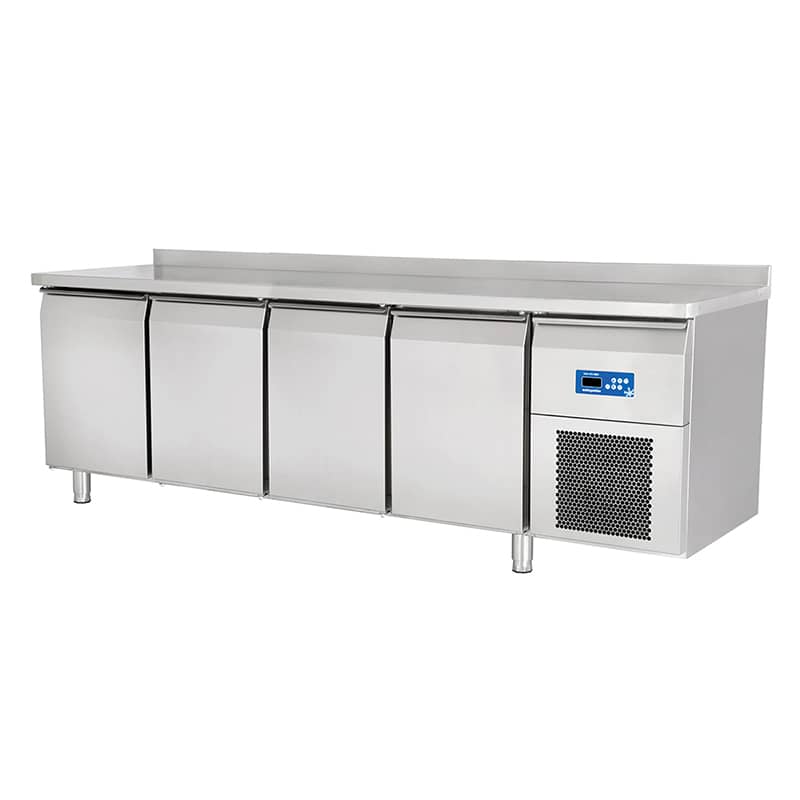 Öztiryakiler 4 Inox Kapılı Yatay Tip Derin Dondurucu, Tag 470 Lmv, 430 Kalite