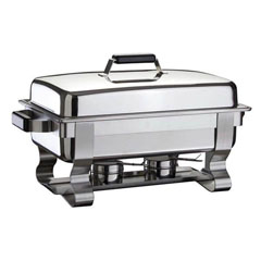 Öztiryakiler Chafing Dish, 1/1 Normal Kapak, Was Ayak, Mat Kızaklı, Isıtıcısız