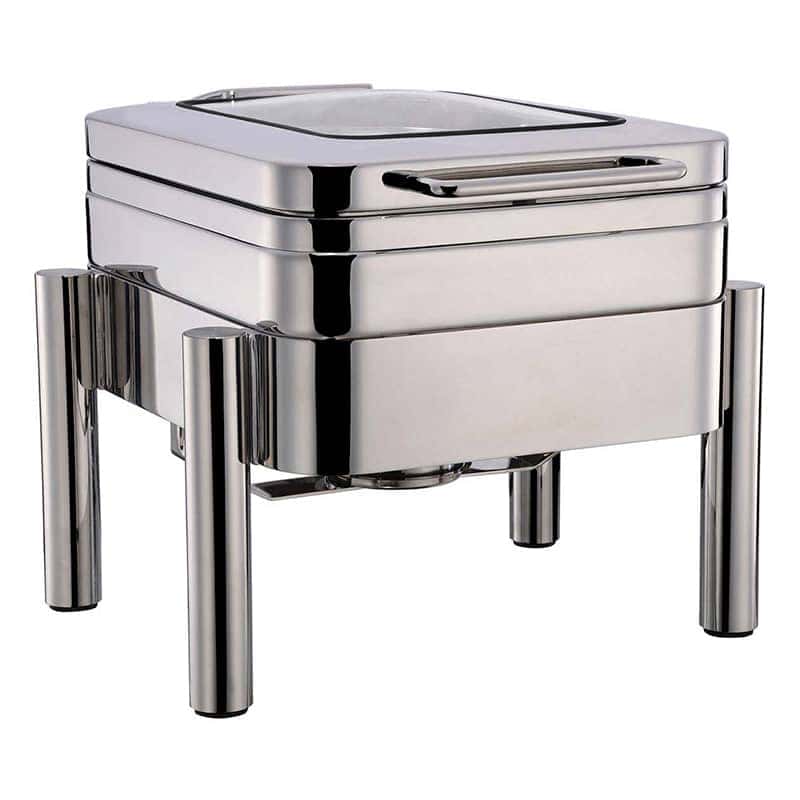 Öztiryakiler Chafing Dish, Kare, 4 lt, Ayaklı