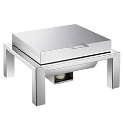 Öztiryakiler Dikdörtgen Chafing Dish, Ayaklı, Gn 2/3, 6 lt